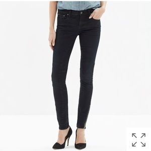 Madewell Skinny Skinny Zip Jeans in Rebel Wash